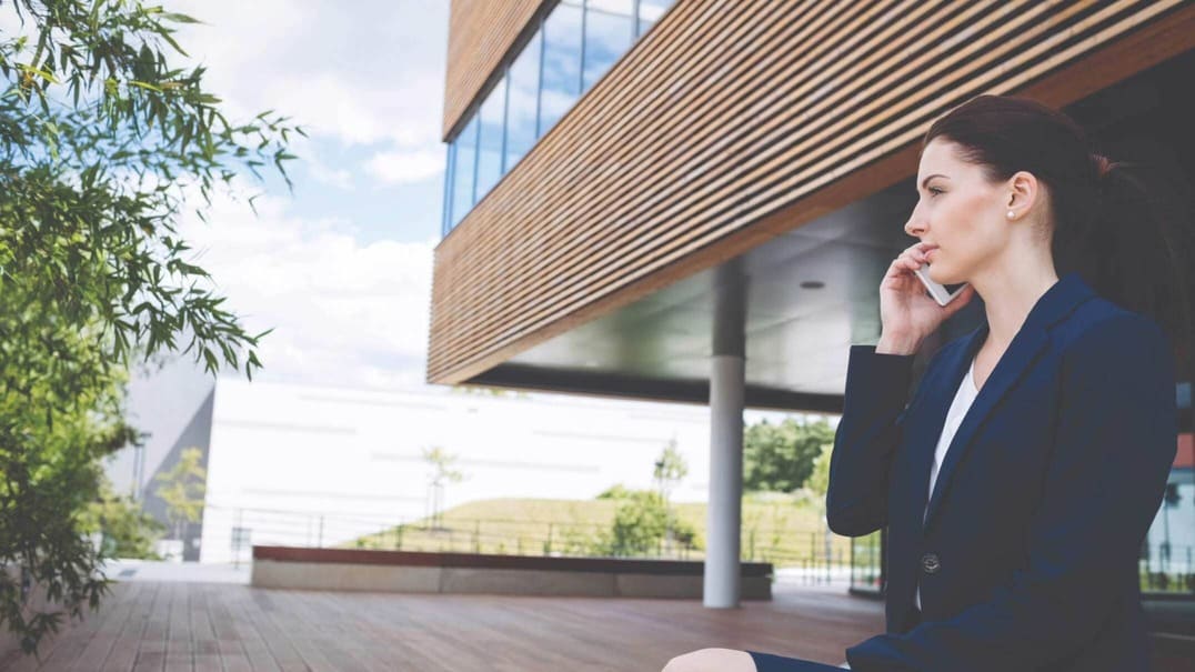 GM Law solicitor speaking with a client